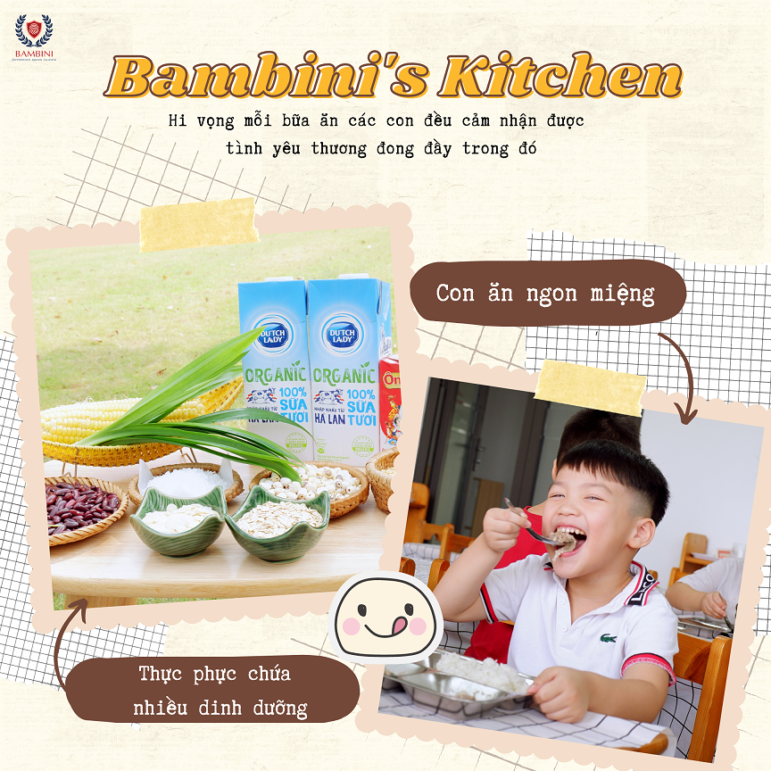 GIỜ ĂN TẠI BAMBINI CÓ GÌ KHIẾN CÁC CON MONG CHỜ?