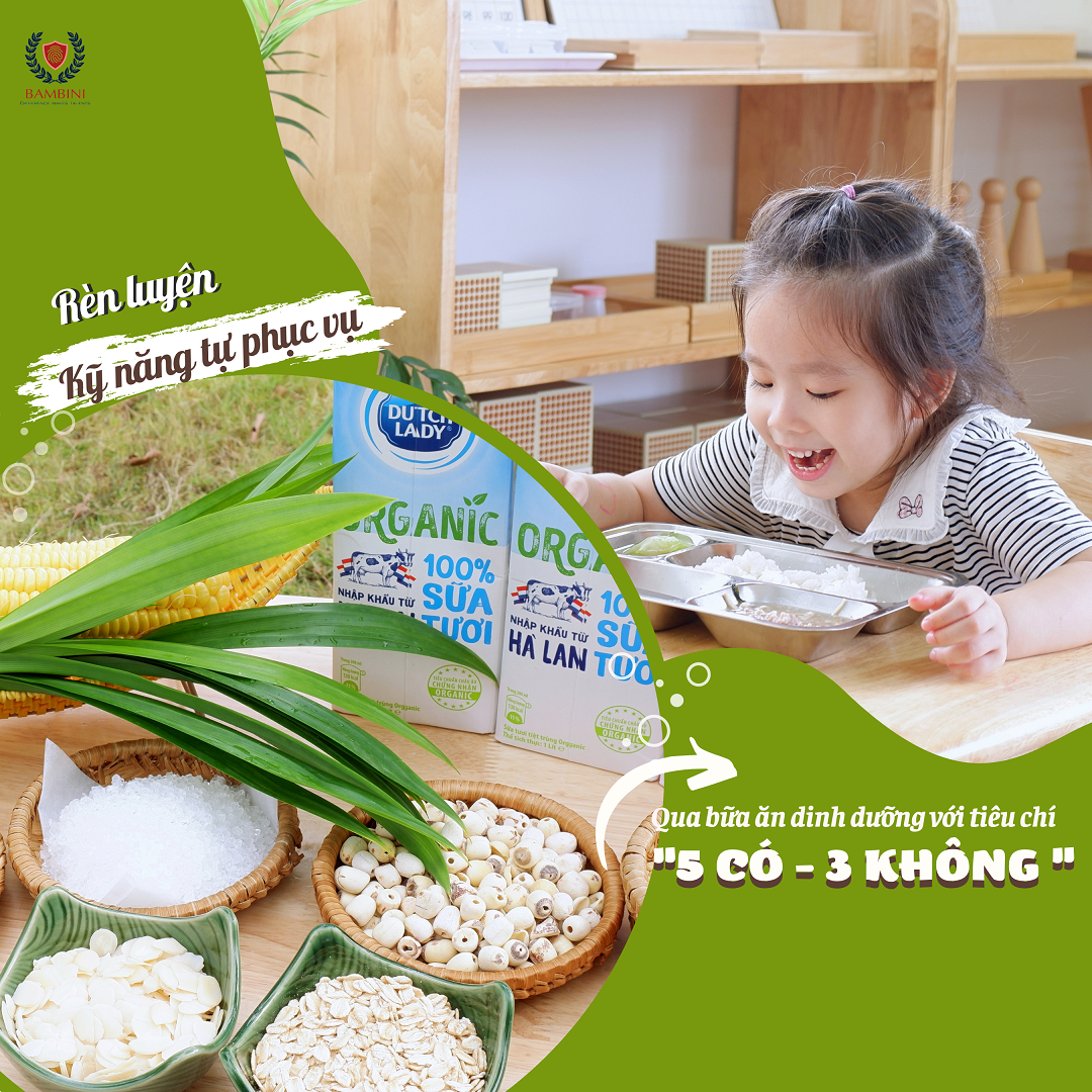 Bữa ăn dinh dưỡng tại Bambini có gì?