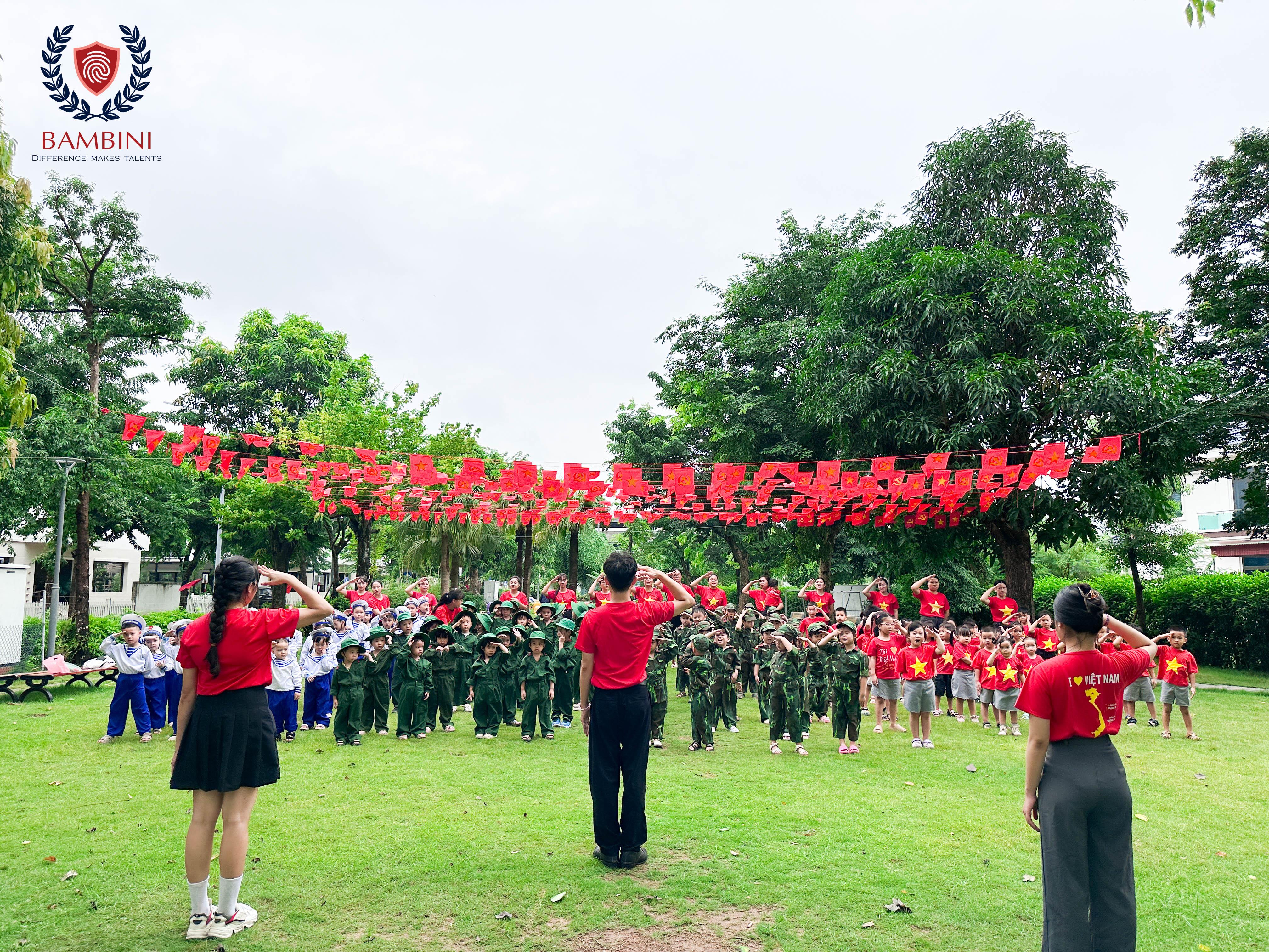 BAMBINIERS CHÀO MỪNG KỶ NIỆM 80 NĂM NGÀY CÁCH MẠNG THÁNG 8 THÀNH CÔNG VÀ QUỐC KHÁNH 2/9