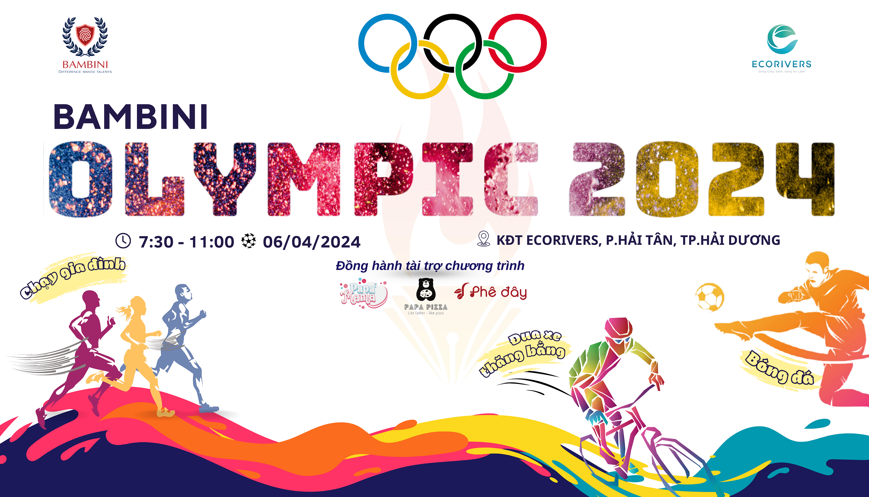 BAMBINI MONTESSORI LẦN ĐẦU TIÊN GIỚI THIỆU SỰ KIỆN “BAMBINI’S OLYMPIC – NGÀY HỘI THỂ THAO” 2024